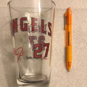 Rare Mvp Mike Trout glassware Stein see pics